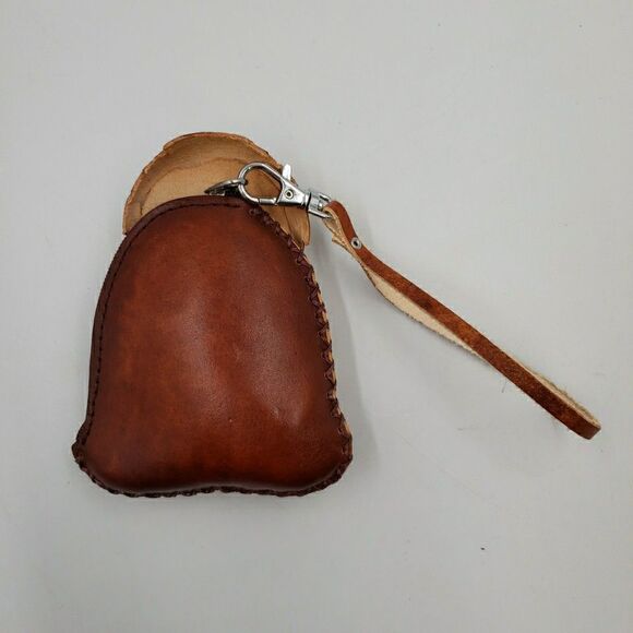 Sloth Leather Wristlet Wallet Handmade Cute Lazy Animal Zip Coin Purse Fun Gift - Picture 5 of 12
